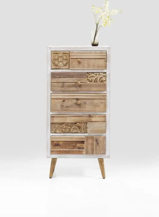 KARE Hochkommode Davos 5 Schübe 83754