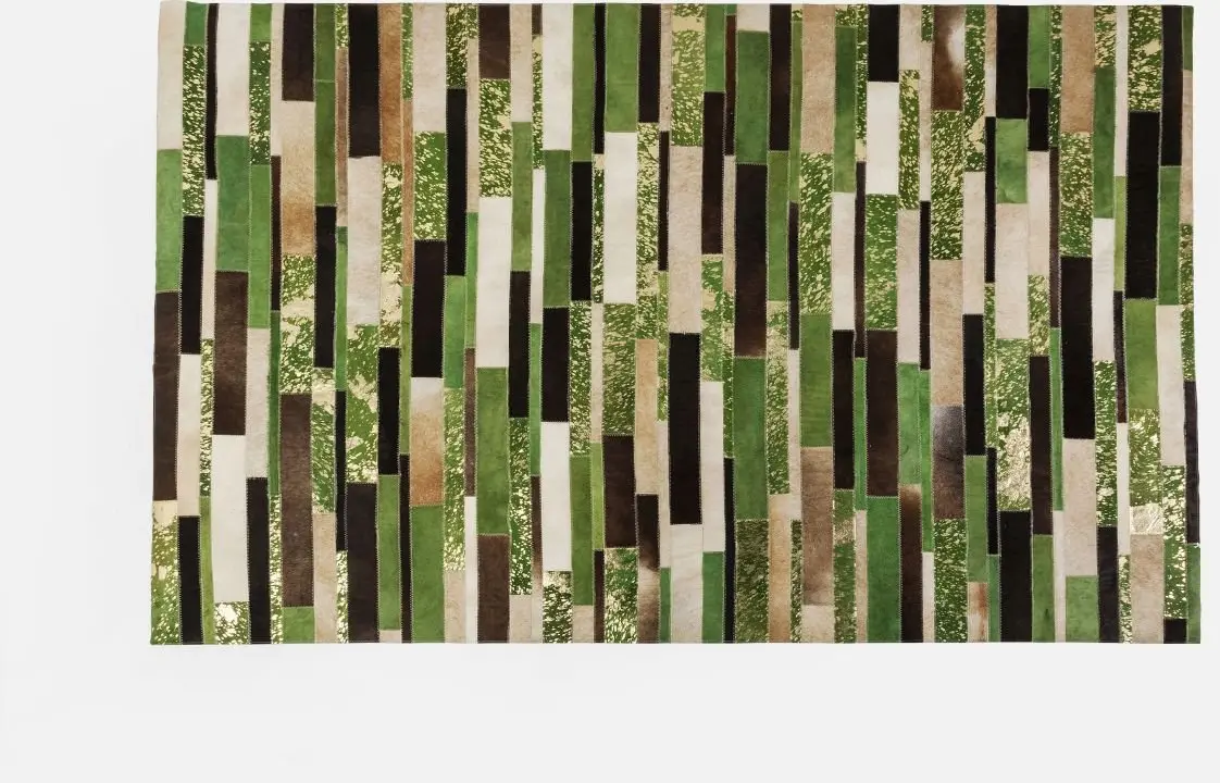 KARE Teppich Brick Grün 170x240cm 30003