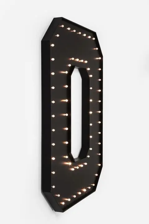 KARE Leuchtobjekt O Black LED 37510