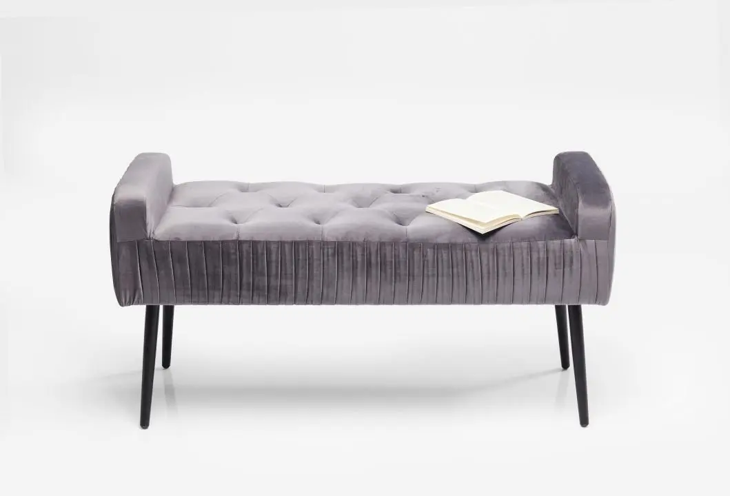 KARE Bank Lofty Grau Schwarz 80920