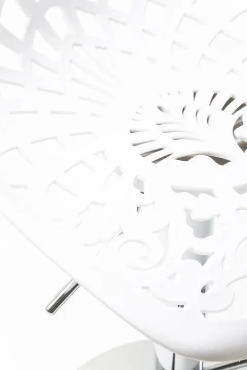 KARE Barhocker Ornament White 76859