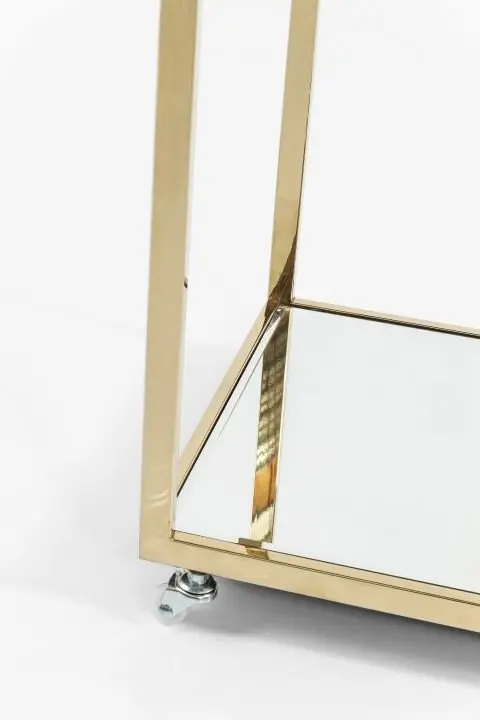KARE Servierwagen Classy Gold 81428