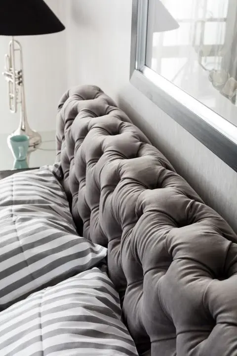 KARE Bett Desire Velvet Silbergrau 80636