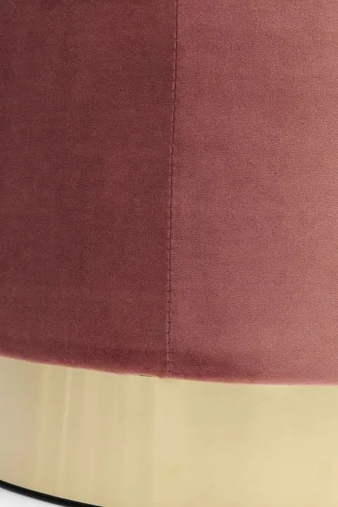 KARE Hocker Cherry Rose Brass 83125