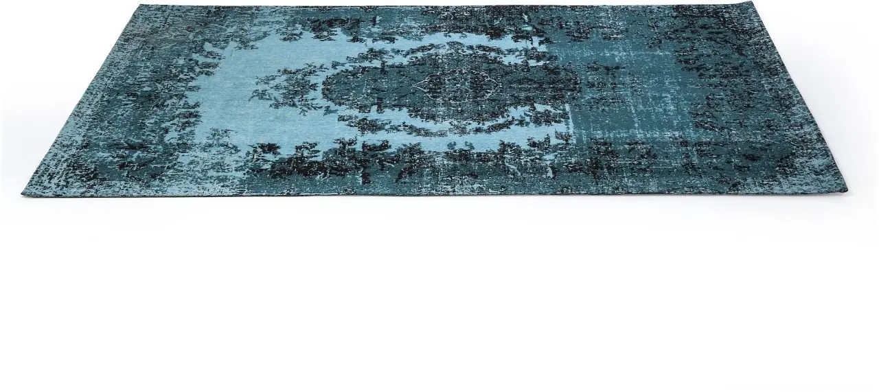 KARE Teppich Kelim Pop Turquoise 37363