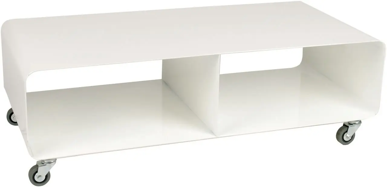 KARE Lounge M TV Mobil Weiß 70441