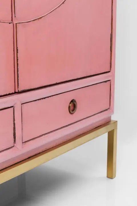 KARE Schrank Disk Pink 83534