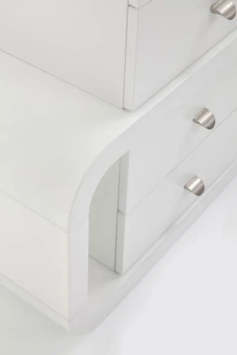 KARE White Club Schreibtisch Snake 75193