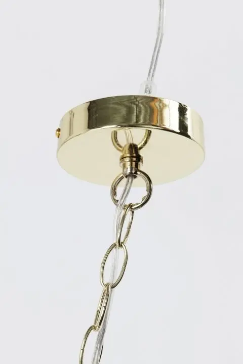 KARE Hängeleuchte Leaf Gold 51298