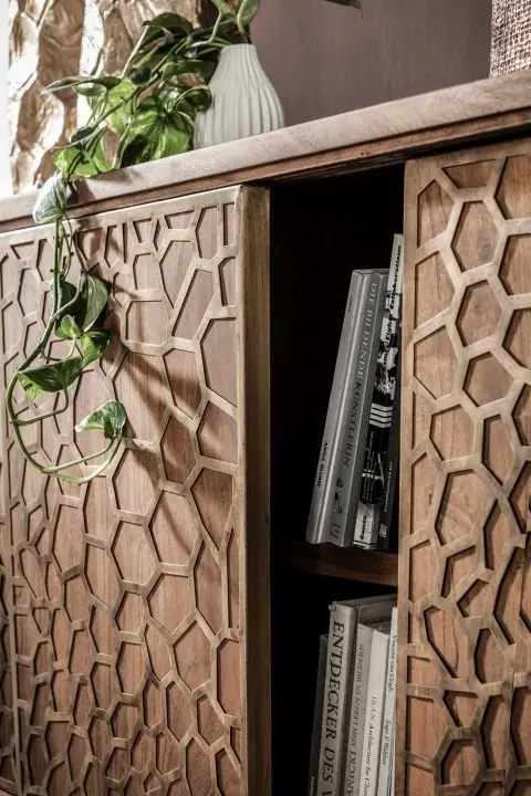 KARE Sideboard Mesh Brass 80301