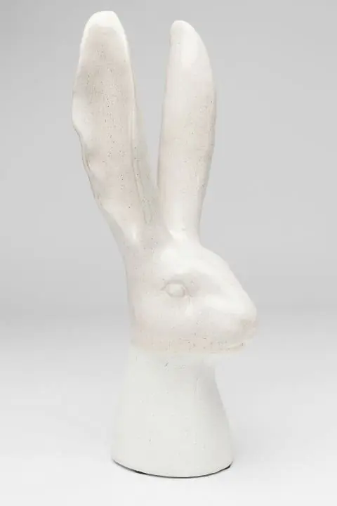 KARE Deko Objekt Rabbit Head Weiß 67944