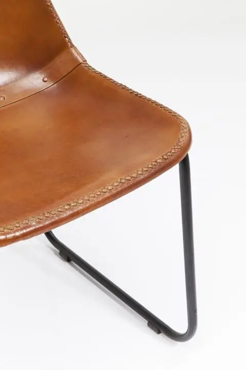 KARE Stuhl Vintage Brown Leather 77476
