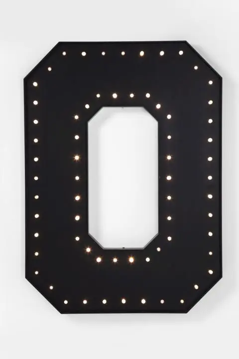 KARE Leuchtobjekt O Black LED 37510