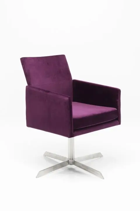 KARE Drehstuhl Dialog Lila 84016