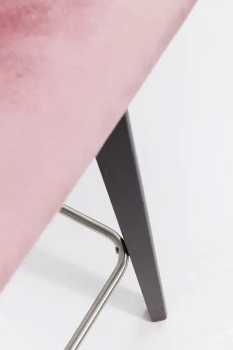 KARE Barhocker Black Lara Velvet 83453