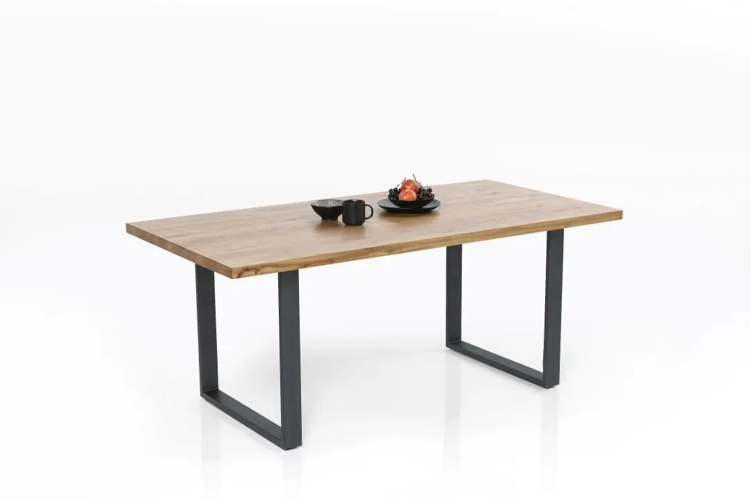 KARE Tisch Jackie Eiche Rohstahl 84524