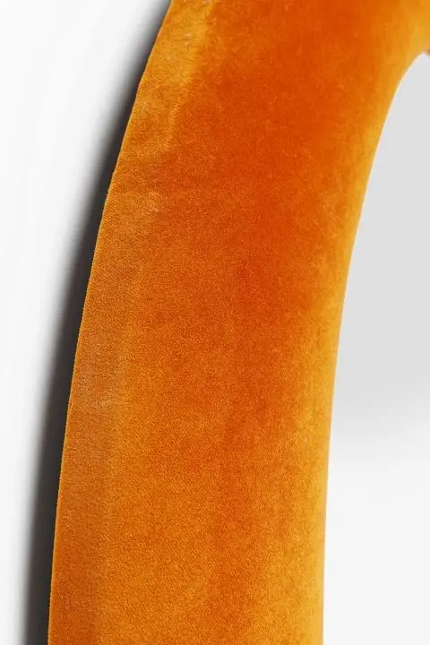 KARE Spiegel Velvet Orange Ø92cm 80963