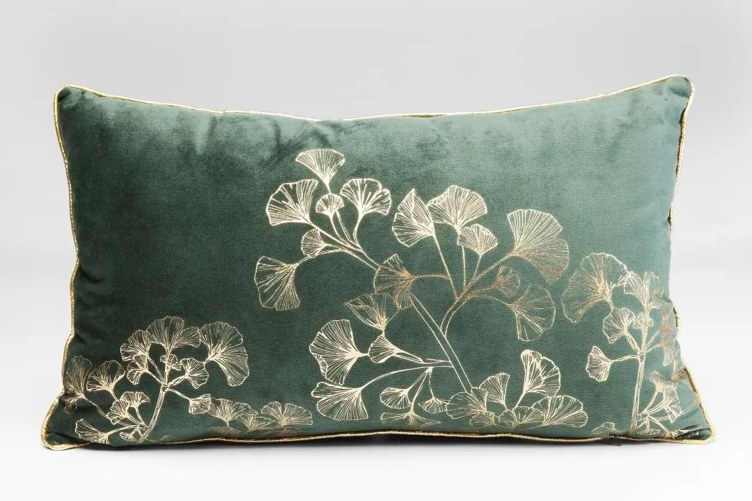 KARE Kissen Ginkgo Tree Grün 51278