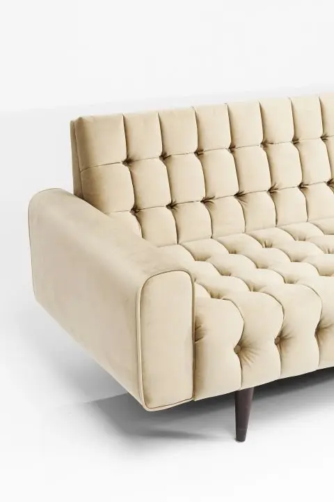 KARE Sofa Milchbar Velvet Goldy 83396