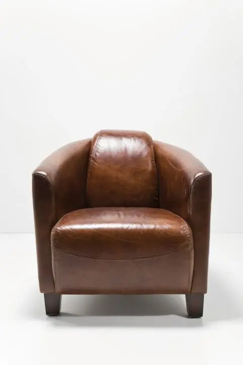 KARE Sessel Cigar Lounge Brown 76948
