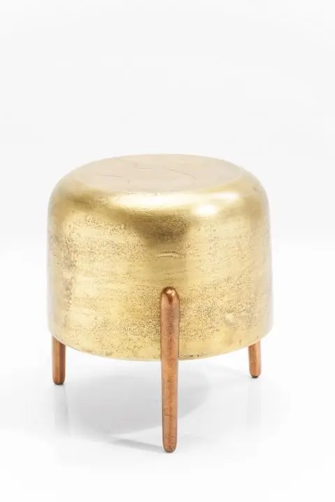 KARE Hocker Lumpy Gold 82789