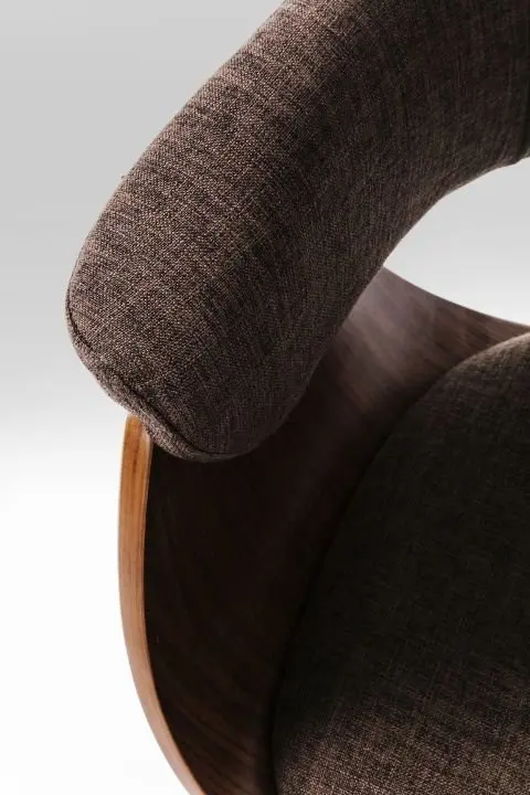 KARE Armlehnstuhl Monaco Schoko 81834