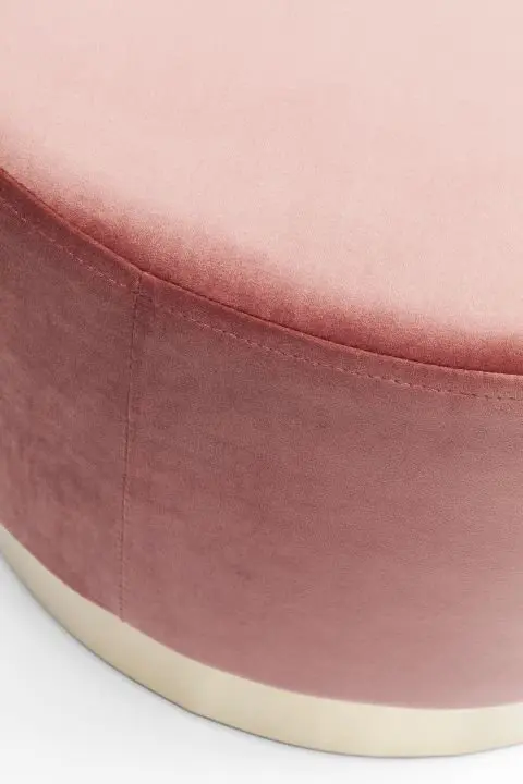 KARE Hocker Cherry Rose Brass 83125