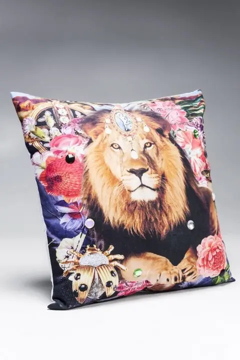 KARE Kissen Bollywood Lion 45x45cm 60351