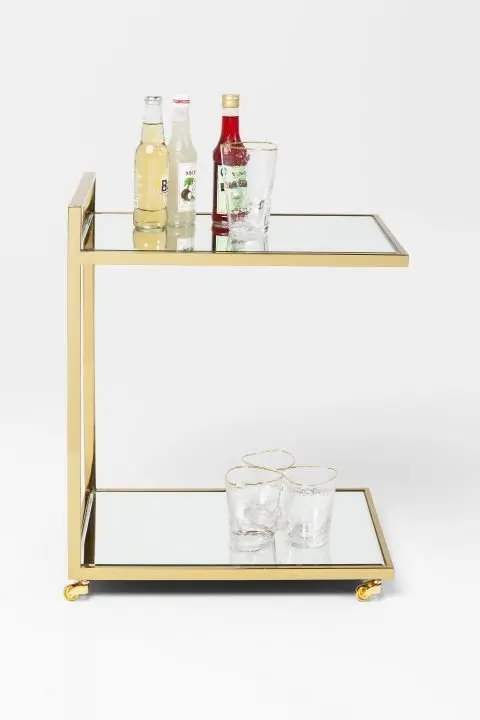 KARE Servierwagen Classy Gold 81428