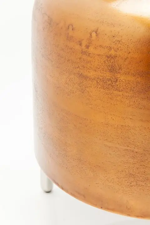 KARE Hocker Lumpy Kupfer 82788