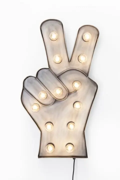 KARE Leuchtobjekt Peace 13er 36673