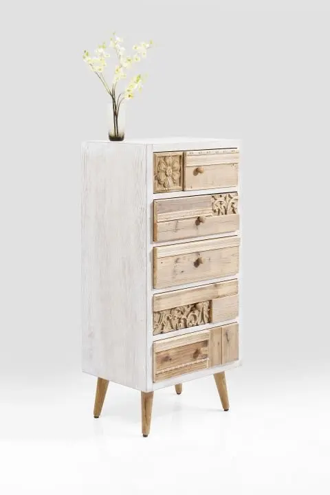 KARE Hochkommode Davos 5 Schübe 83754