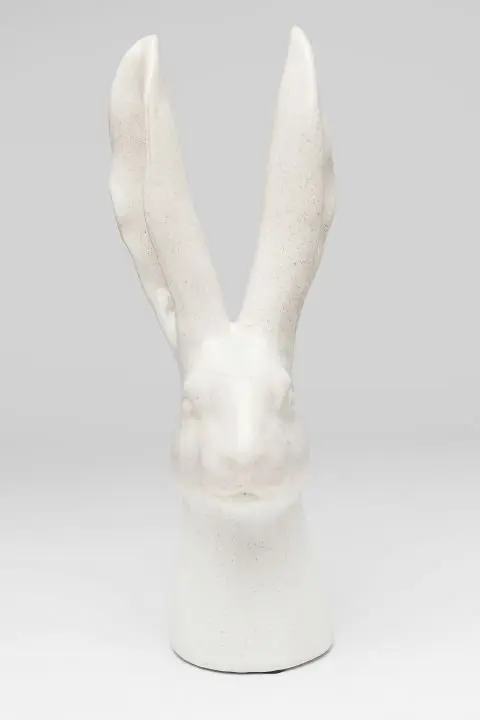 KARE Deko Objekt Rabbit Head Weiß 67944
