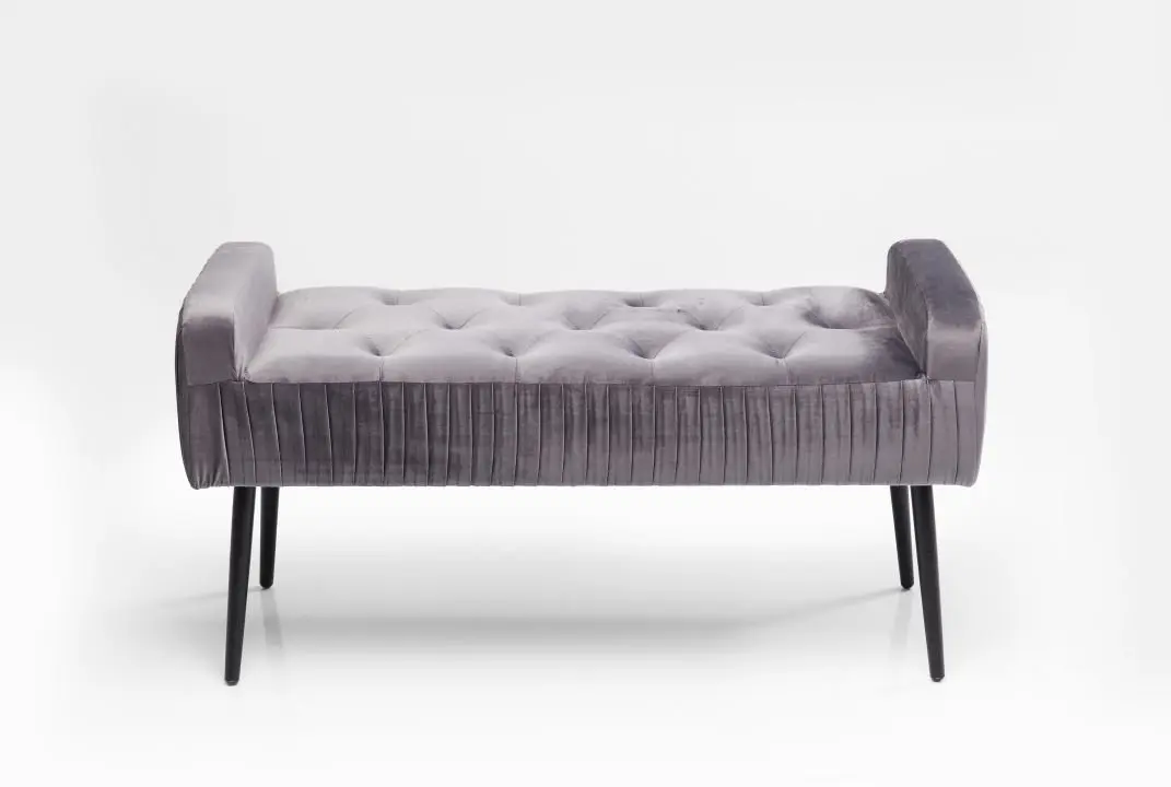 KARE Bank Lofty Grau Schwarz 80920