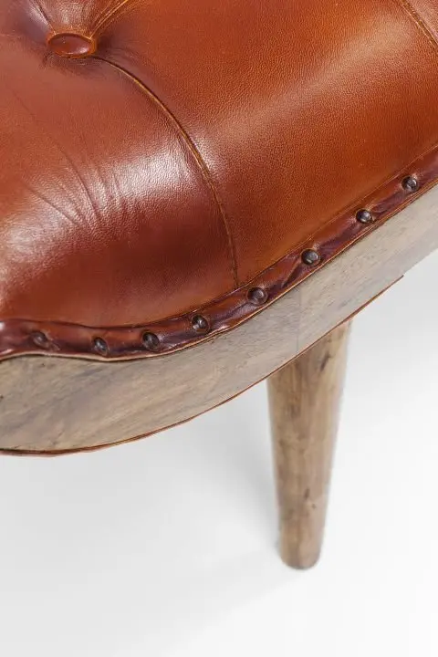 KARE Bank Dragon Boat Leather 84392