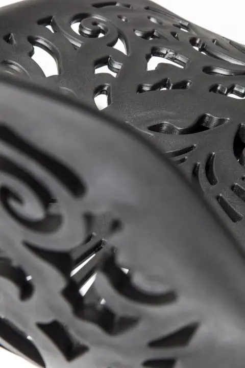 KARE Barhocker Ornament Black 76860