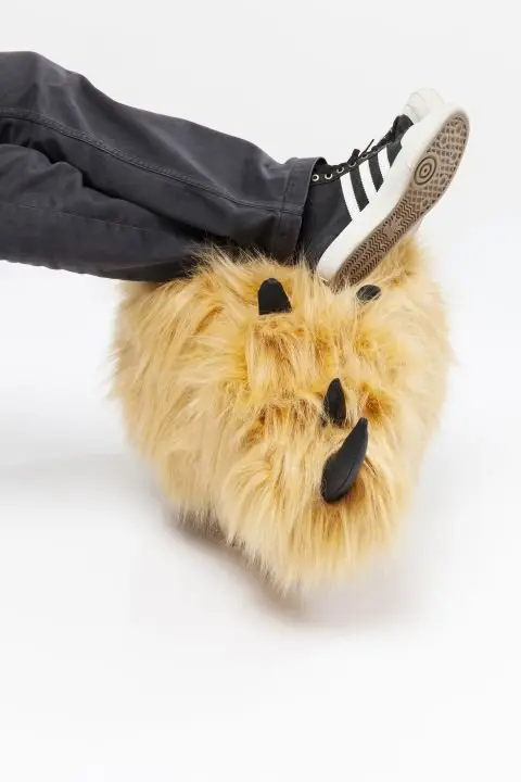 KARE Hocker Rhino Fur Braun 83278