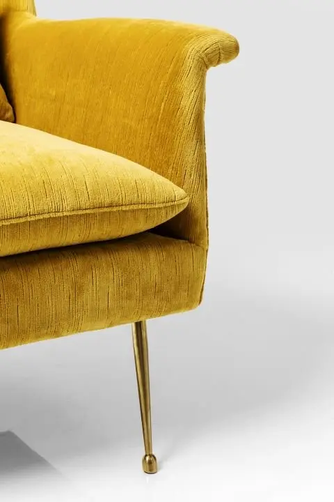 KARE Sessel Vegas Forever Gelb 81573