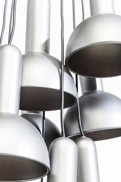 KARE Hängeleuchte Cappello Silber 60169