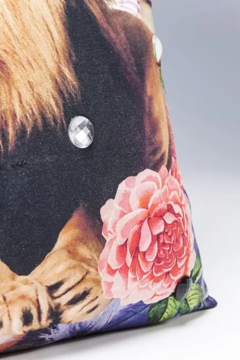 KARE Kissen Bollywood Lion 45x45cm 60351