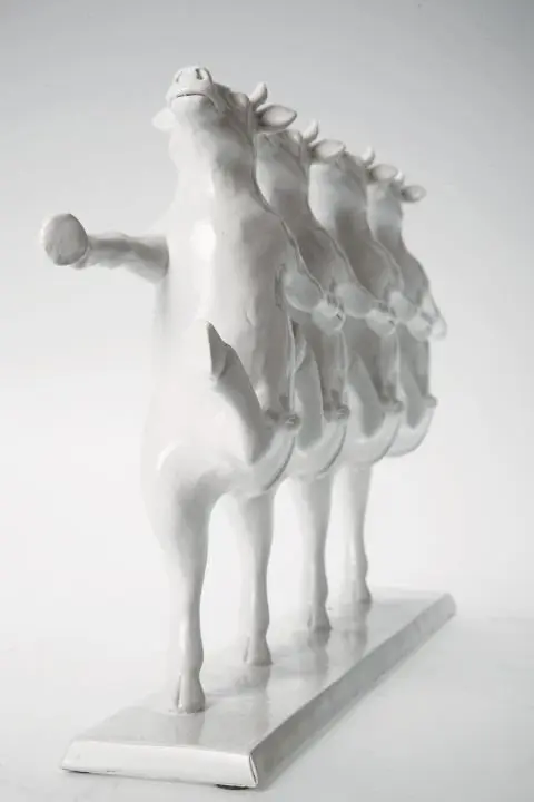KARE Deko Figur Dancing Cows 69748