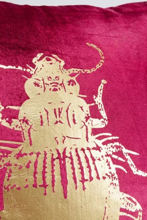 KARE Kissen Bug Purple 45x45cm 61377