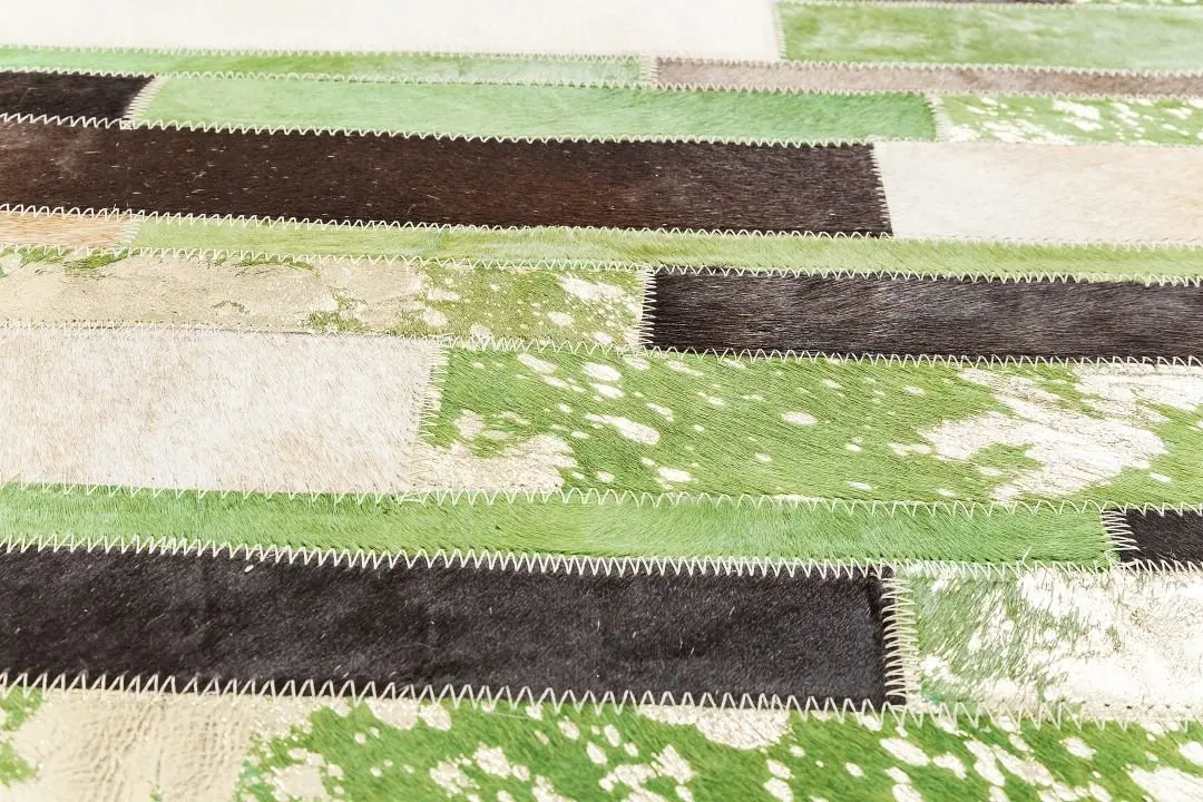 KARE Teppich Brick Grün 170x240cm 30003