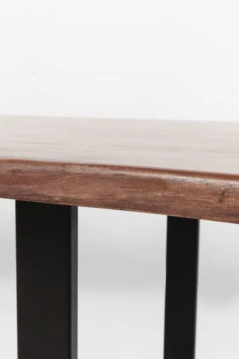 KARE Tisch Harmony Walnut Silber 84475