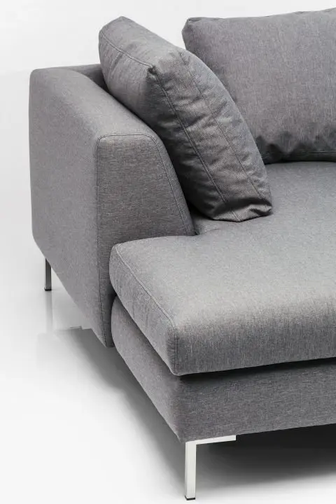 KARE Ecksofa Gianni Klein Grau 82659