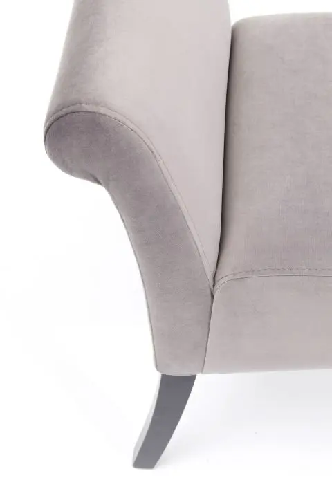 KARE Bank Motley Velvet Silvergrey 83296