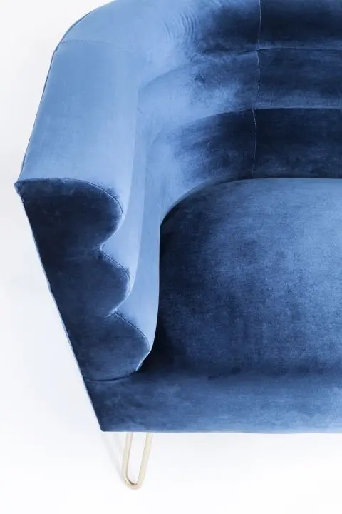 KARE Sofa Monaco Blue 2-Sitzer 83319