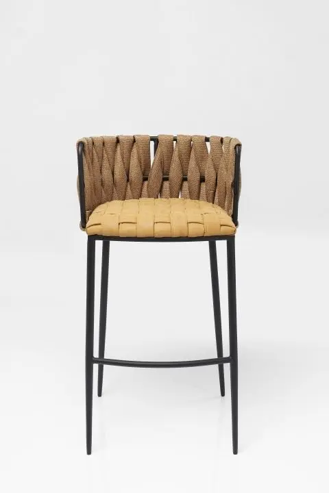 KARE Barhocker Cheerio Gelb 83642