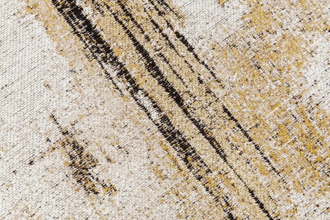 KARE Teppich Abstract Gelb 61504