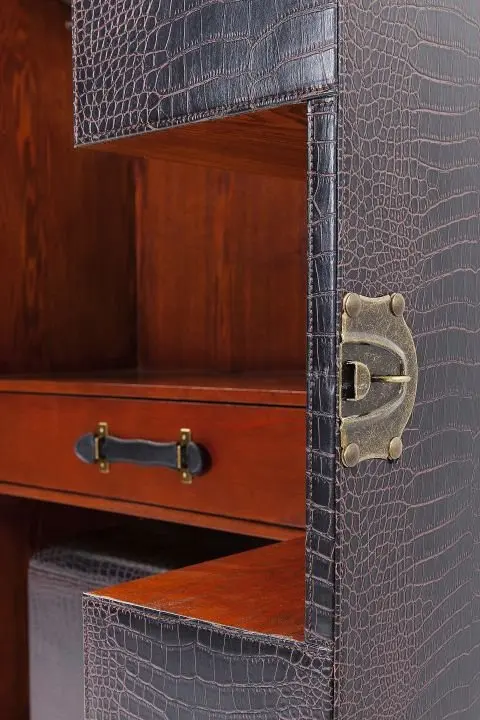 KARE Schrankkoffer Office Croco 84274